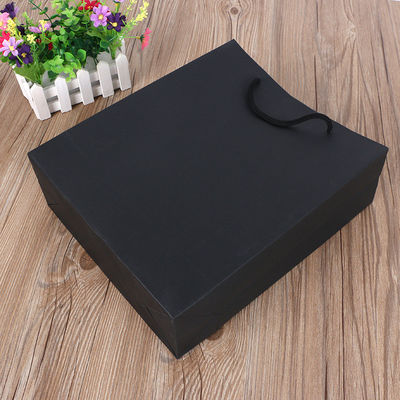 Le sac noir adapté aux besoins du client de Brown Papier d'emballage emportent l'emballage