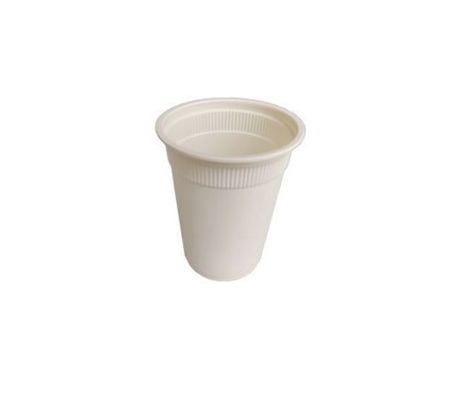 tasse de papier biodégradable de la fécule de maïs 220ml 8oz pour le café chaud et le boire froid