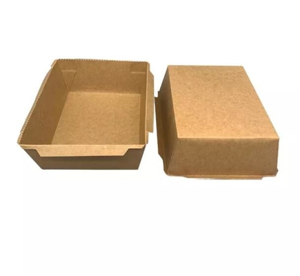boîte de empaquetage à sushi de papier jetables de 500ml 700ml 900ml 1200ml avec le couvercle transparent
