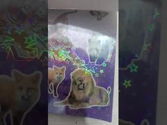 Présentez-vous un film de projection holographique transparent moyen de fleur de gemme de 28 microns pour vous
