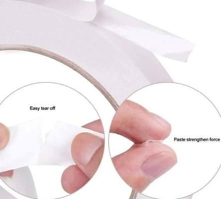 Tape de broderie en papier à double face à base de solvant / solvant à fusion chaude