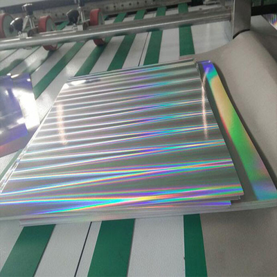 Transfert de papier holographique métallisé / carton pour l'impression et l'emballage