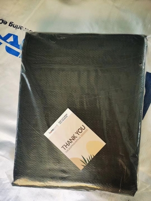 PP à haute perméabilité UV Mat de lutte contre les mauvaises herbes noir et vert