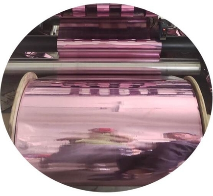 Film PVC métallisé pour animaux de compagnie pour emballage de bonbons, film métallique pour emballage de bonbons