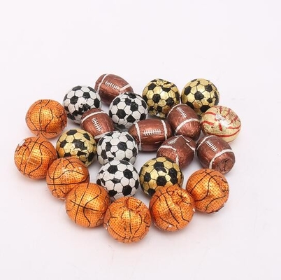 Feuille d'aluminium imprimée dorée et colorée personnalisée pour emballage de bonbons ou emballage de chocolat en feuille / en rouleau