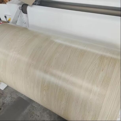 Films d'impression pour décoration de meubles en grains de bois, papier poly décoratif pour meubles