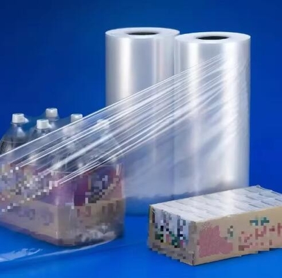 Film rétrécissant biodégradable à la chaleur en rouleau PE film rétrécissant pour bouteille en verre Bière boisson eau potable Enveloppe rétrécissante