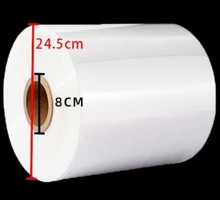 Film thermiquement rétrécissant doux à basse température, film thermiquement rétrécissant thermoplastique plié
