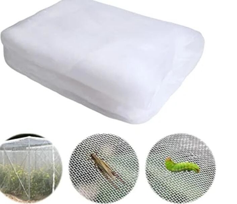 100% PE Blanc de couleur transparente Serre Réseau anti-insectes pour les plantes et les raisins