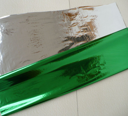 Film de propylène métallisé couleur / film CPP aluminiumisé Mylar réfléchissant