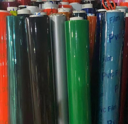 Collage en PVC doux, film transparent, couleur PVC, couleur glacée, collage brillant, film PVC