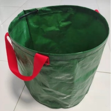 Sac de collecte de feuilles en PE pour la cour du parc, sac de collecte de feuilles vertes flexible et étanche