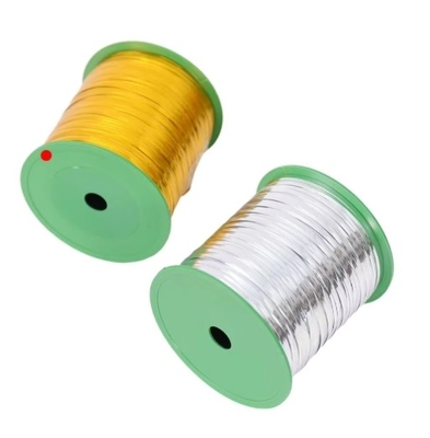 Fil de cordage enduit d'or métallique en plastique pour pinceau de sac à pain