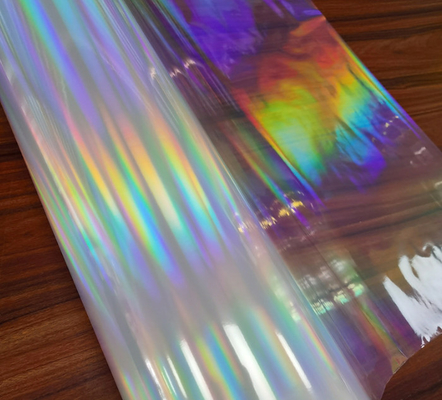 18um holographique Bopp film de couleur Glitter, pilier lumineux horizontal film BOPP pour emballage de médicaments