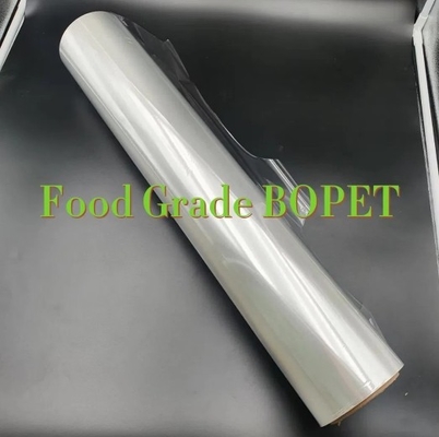 Produits alimentaires de qualité 12 microns Résistance à haute température Film pour animaux de compagnie, Film d'emballage transparent pour animaux de compagnie