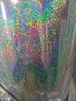 12mic PET/17mic bopp revêtement de base métallisé holographique Utilisé pour l'impression UV