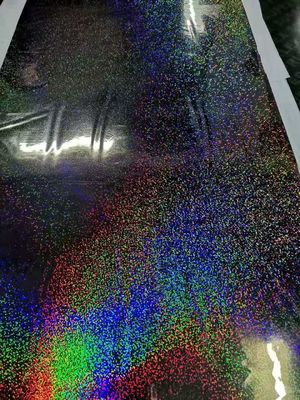 12mic PET/17mic bopp revêtement de base métallisé holographique Utilisé pour l'impression UV