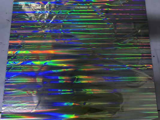 12mic PET/17mic bopp revêtement de base métallisé holographique Utilisé pour l'impression UV