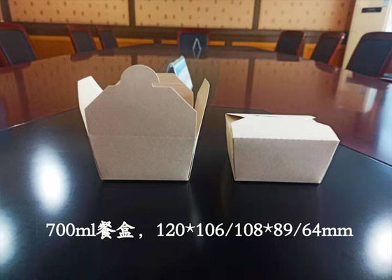 Gamelle à emporter de papier d'emballage, gamelle emballée par Bento Salad