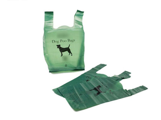 sacs de déchets dégradables d'animal familier de 35×23cm, sacs de déchets durables de chien
