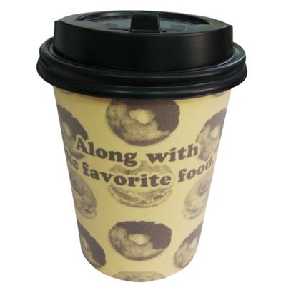 tasse chaude de mousse de boissons du café 9oz jetable avec le couvercle