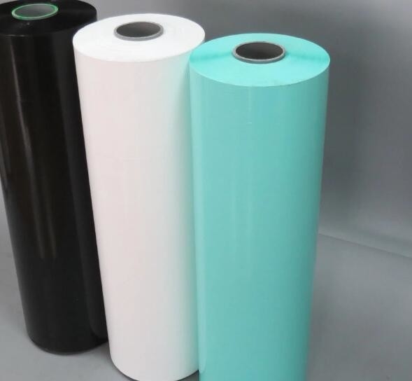 Filtre d'emballage en plastique PE noir, blanc et vert pour la mise en sillage de balles rondes et carrées agricoles