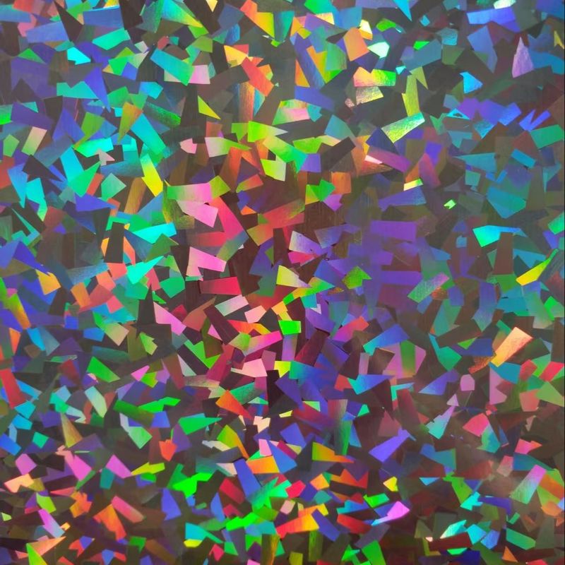 12mic PET/17mic bopp revêtement de base métallisé holographique Utilisé pour l'impression UV